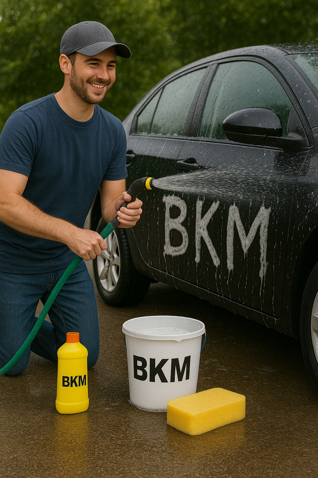 Carro limpo e brilhante